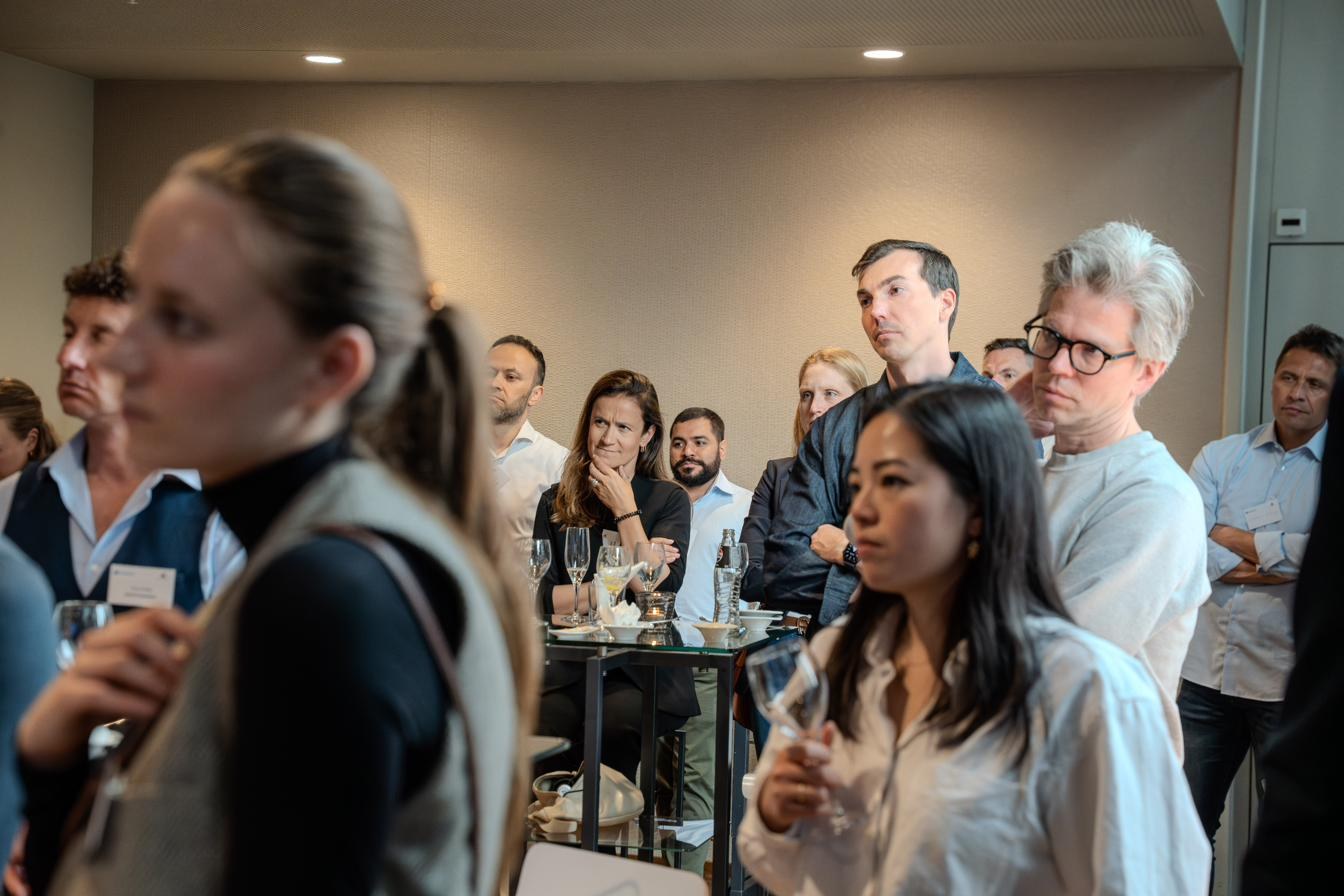 Delegates networking at an Innovatus Media event