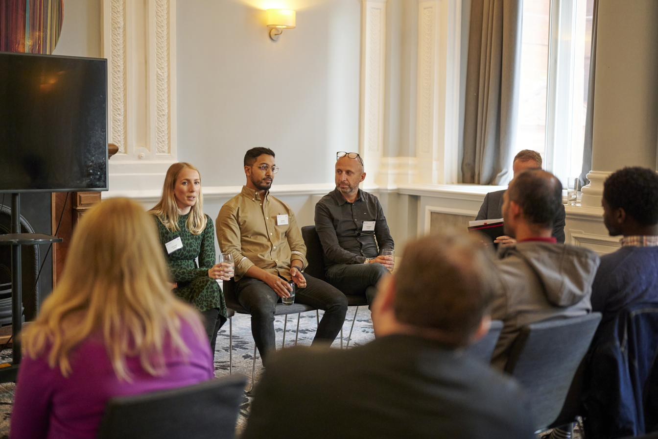 Panel discussion with delegates at an Innovatus Media event